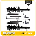 Set of 10 Strut Shock Tie Rod Sway Bar Links for Ford Focus (2000–2005)