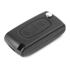 2-Button Remote Key Fob Shell Cover for Peugeot 207 307S 308 407 607 (2006–2016)
