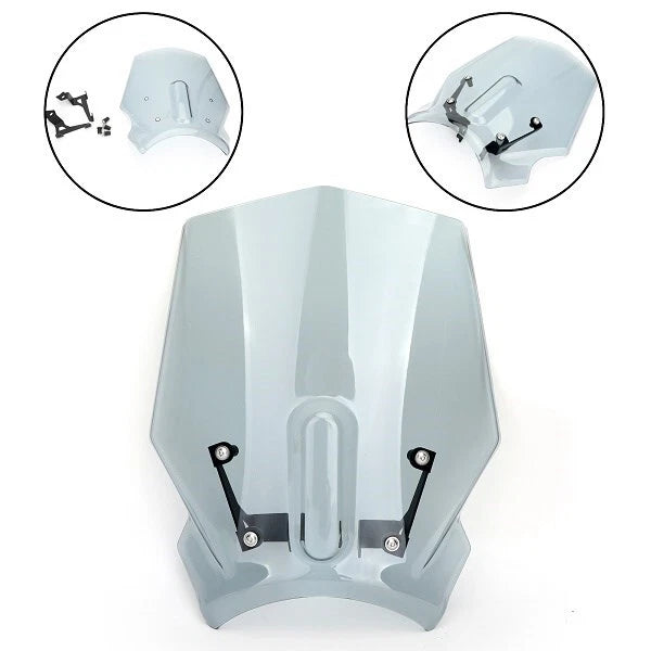 ABS Motorcycle Windshield for Honda CB650R (2019–2023) / CB1000R (2018–2020) Gray