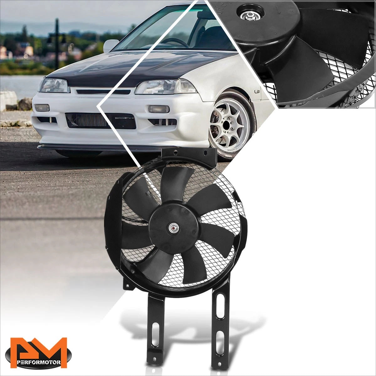 A/C Condenser Cooling Fan Assembly for Suzuki Swift 1.3L (1989–1994)