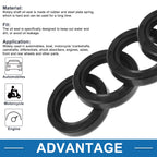 Set of 5 Oil Seal Rotary Shaft Seal Nitrile Rubber 25x36x7mm