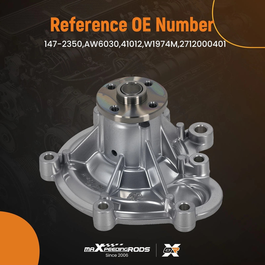 Water Pump for Mercedes-Benz C250 1.8L W205 (2012–2015) Aluminum Housing
