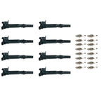 8X Ignition Coil and Spark Plug for Ford F150 F250 F350 (2010–2017)
