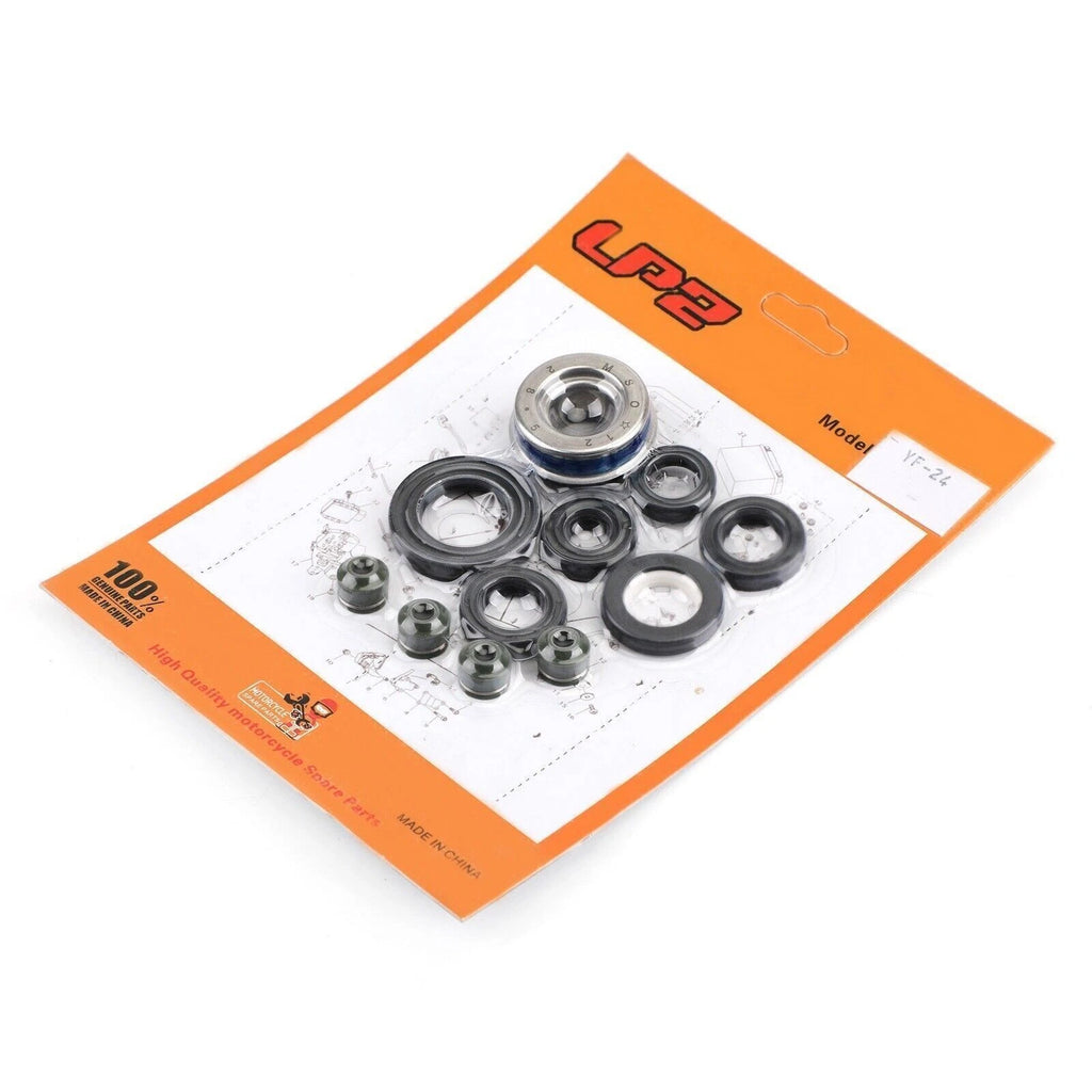 11-Piece Engine Oil Seal Kit for Honda XL125V, XLV125, VT125C, Shadow (1999–2010)