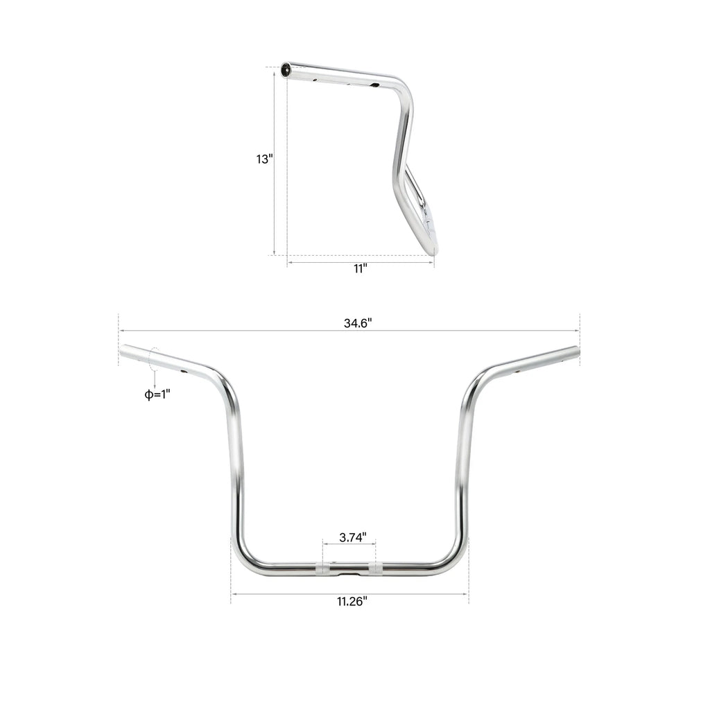 14" Rise Ape Hanger Handlebar for Harley CVO Street Glide FLHXSE (2023–2025)