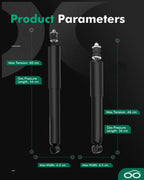 Set of 4 Shocks Struts for Ford E-150 Econoline (1992–2006)