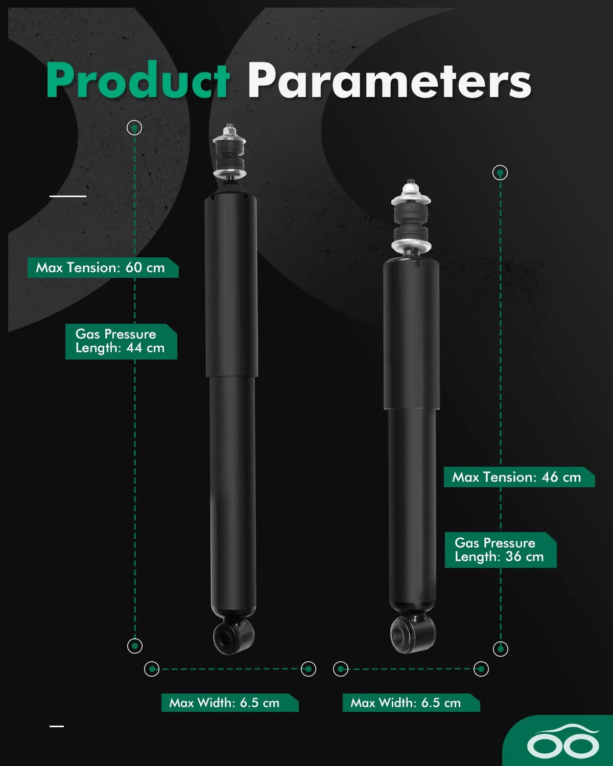 Set of 4 Shocks Struts for Ford E-150 Econoline (1992–2006)