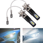 2X H3 LED Headlight Bulbs 6500K for (2002–2019)