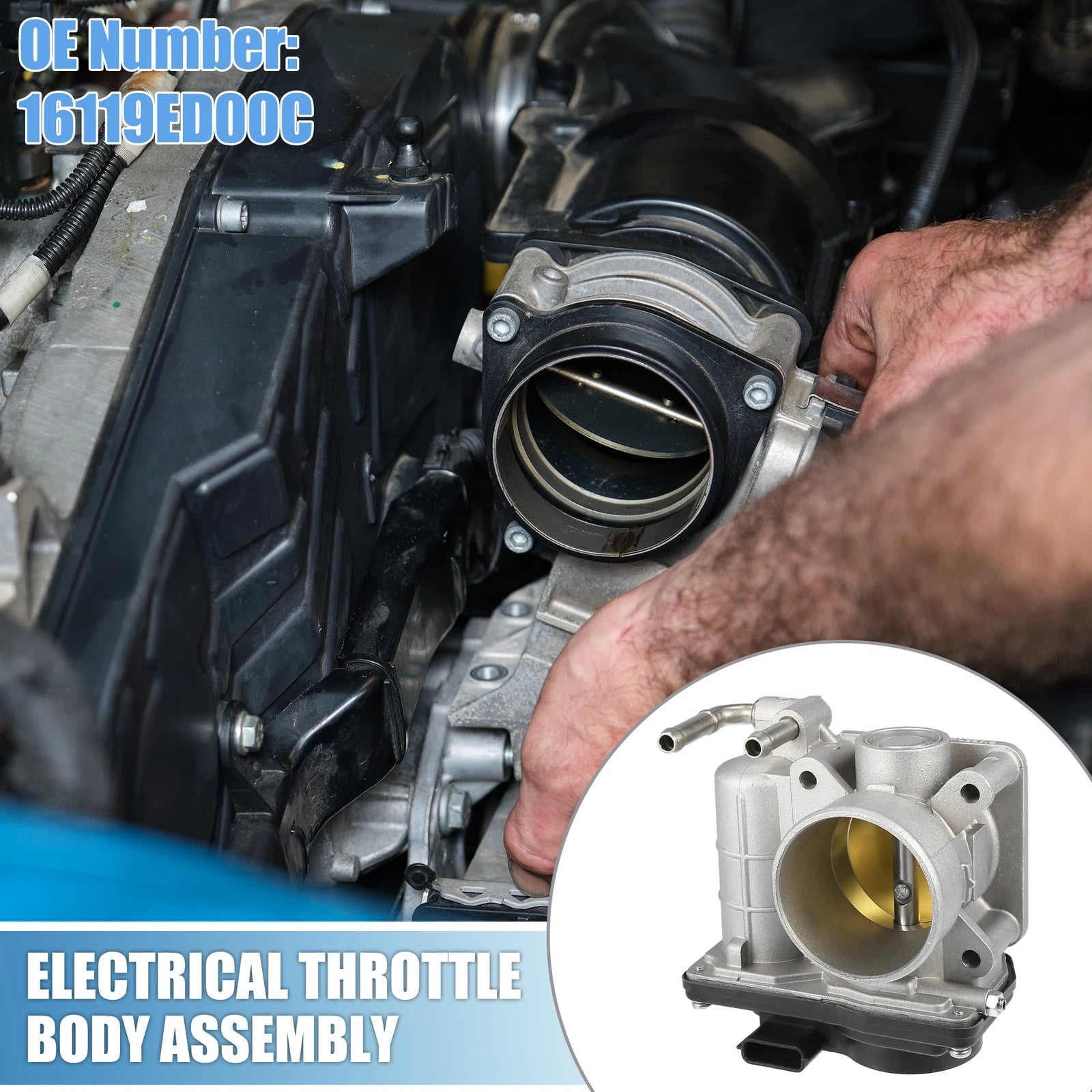 Electronic Throttle Body Assembly No. 16119ED00C for Nissan Versa (2009–2011)