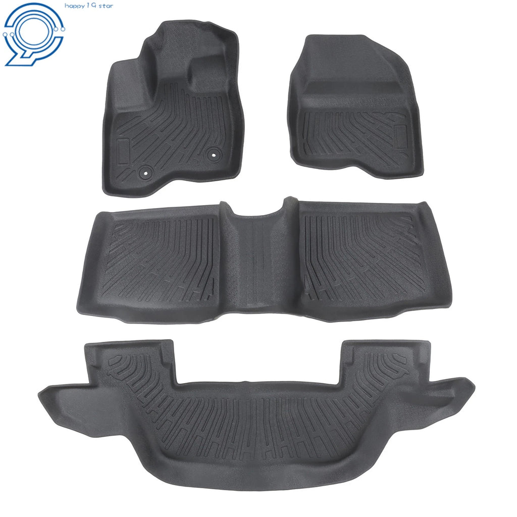 Set of 4 All Weather Floor Mats Liners for Ford Explorer (2011–2014)