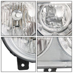 Set of 2 Clear Headlamps for Dodge Challenger (2008–2014)