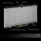 Aluminum Radiator DPI 13669 for Lexus ES350, Toyota Avalon, Camry (2012–2018)
