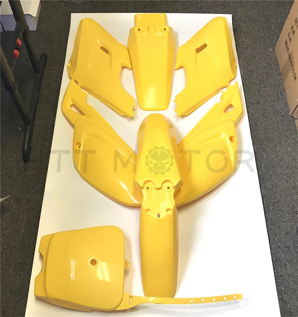 7X Black Plastic Fairing Body Cover Kits for Baja Dirt Runner 125