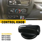 Set of 1 Control Knob Fan Speed Heater A/C for Jeep Wrangler TJ (1999–2006) 5011218AA