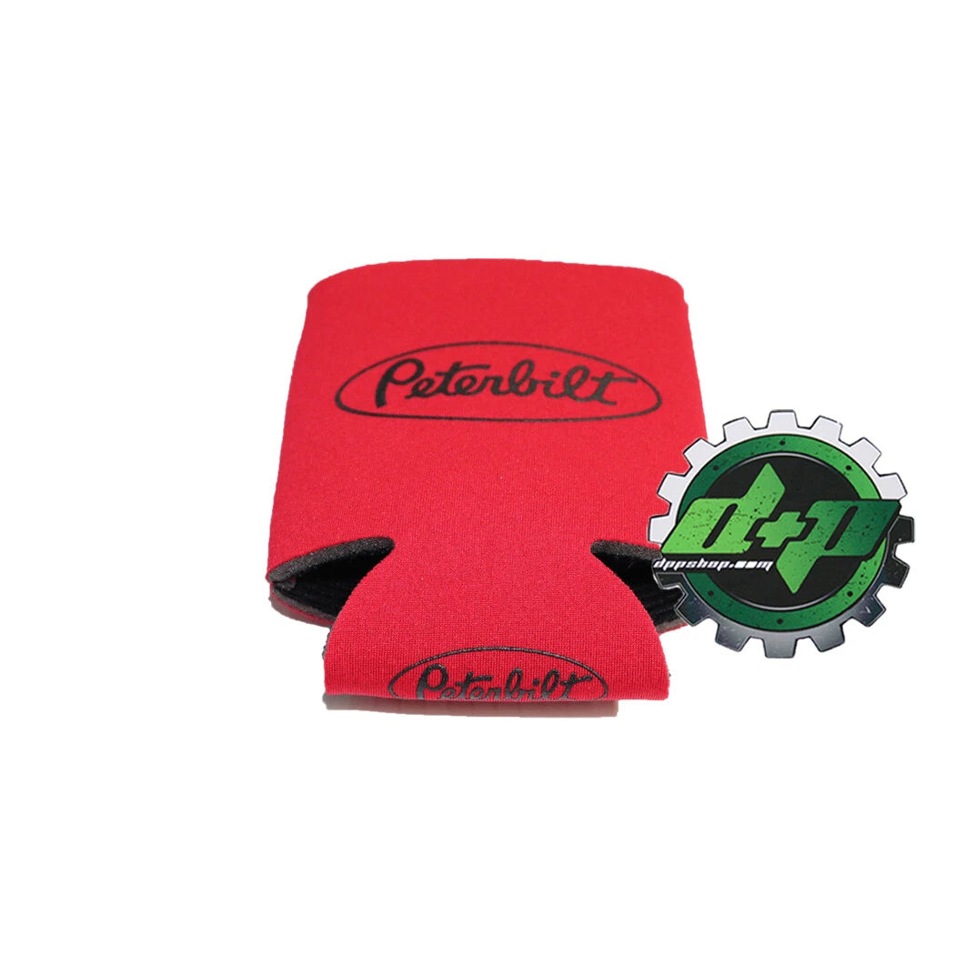 Beer Soda Can Holder Coolie for Peterbilt (RED)
