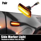 1 Pair LED Side Indicator Repeater Light for Dodge Ram 3500 