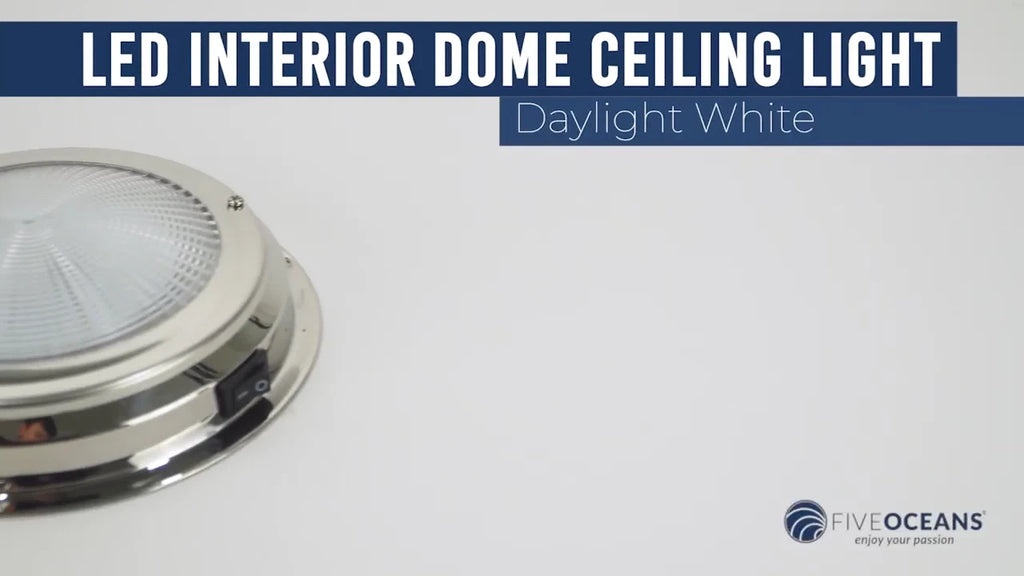 2X Marine LED Interior Dome Light for Boat (4")