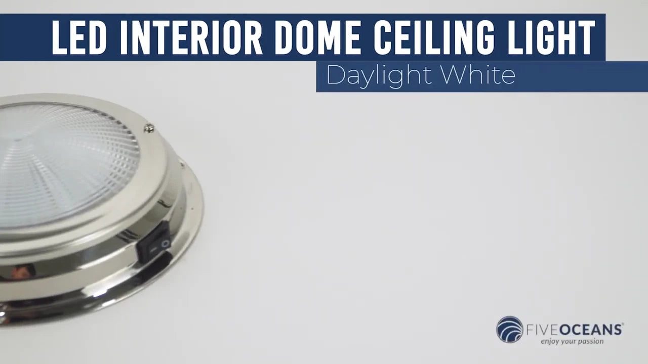 2X Marine LED Interior Dome Light for Boat (4")
