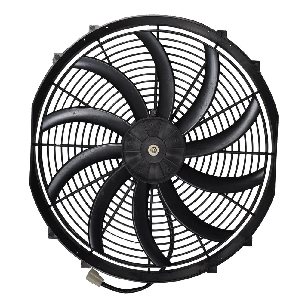 16" Slim Electric Radiator Cooling Fan Mount Kit 12V Universal