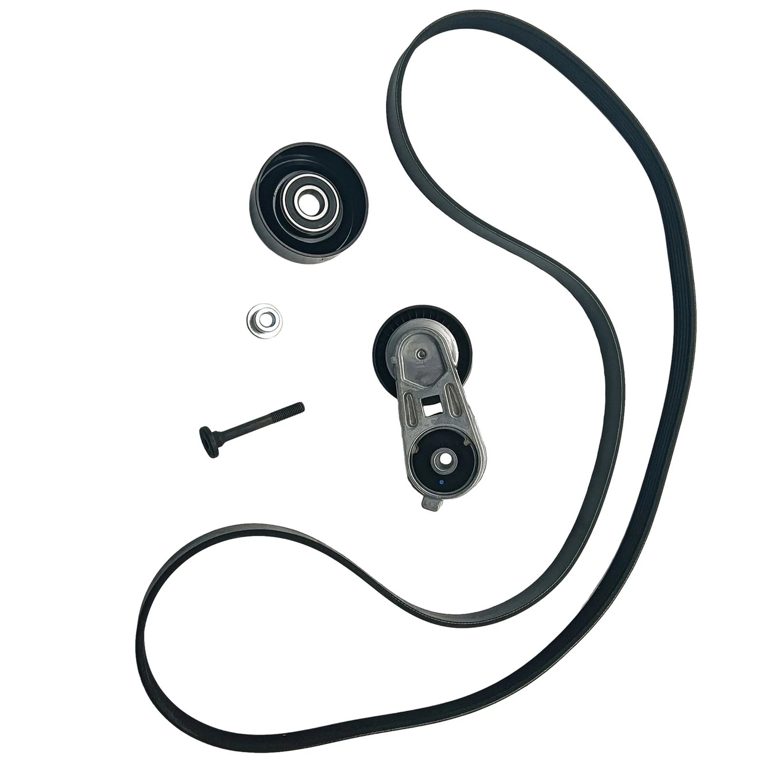 Serpentine Belt Tensioner Pulley Kit for Jeep Wrangler Grand Cherokee (1999–2004)