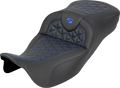SADDLEMEN RoadSofa Tri Gripper Seat for Harley Davidson (2014–2023)