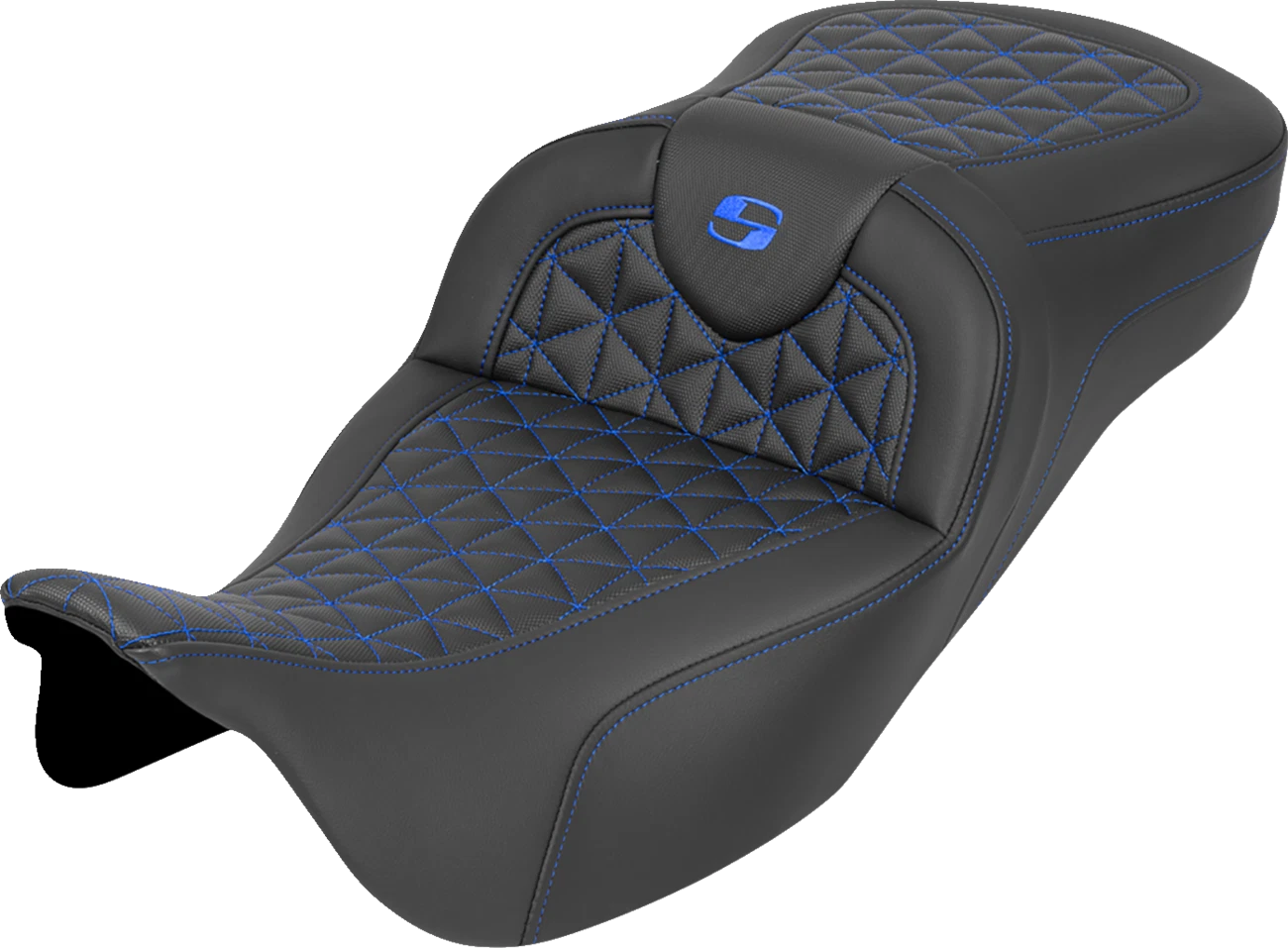 SADDLEMEN RoadSofa Tri Gripper Seat for Harley Davidson (2014–2023)