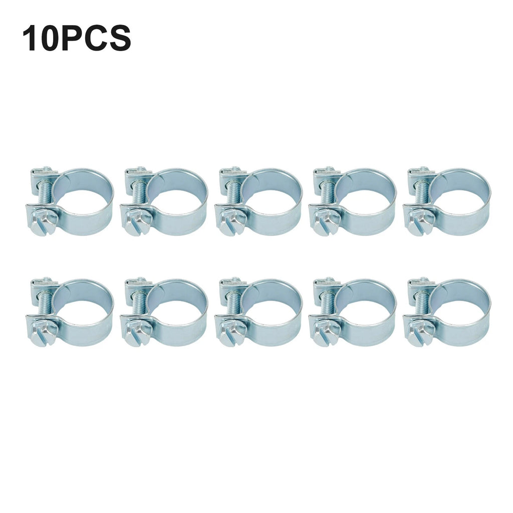 Hose Clamp Set of 2 Heavy Duty Carbon Steel 12mm 14mm for Boats