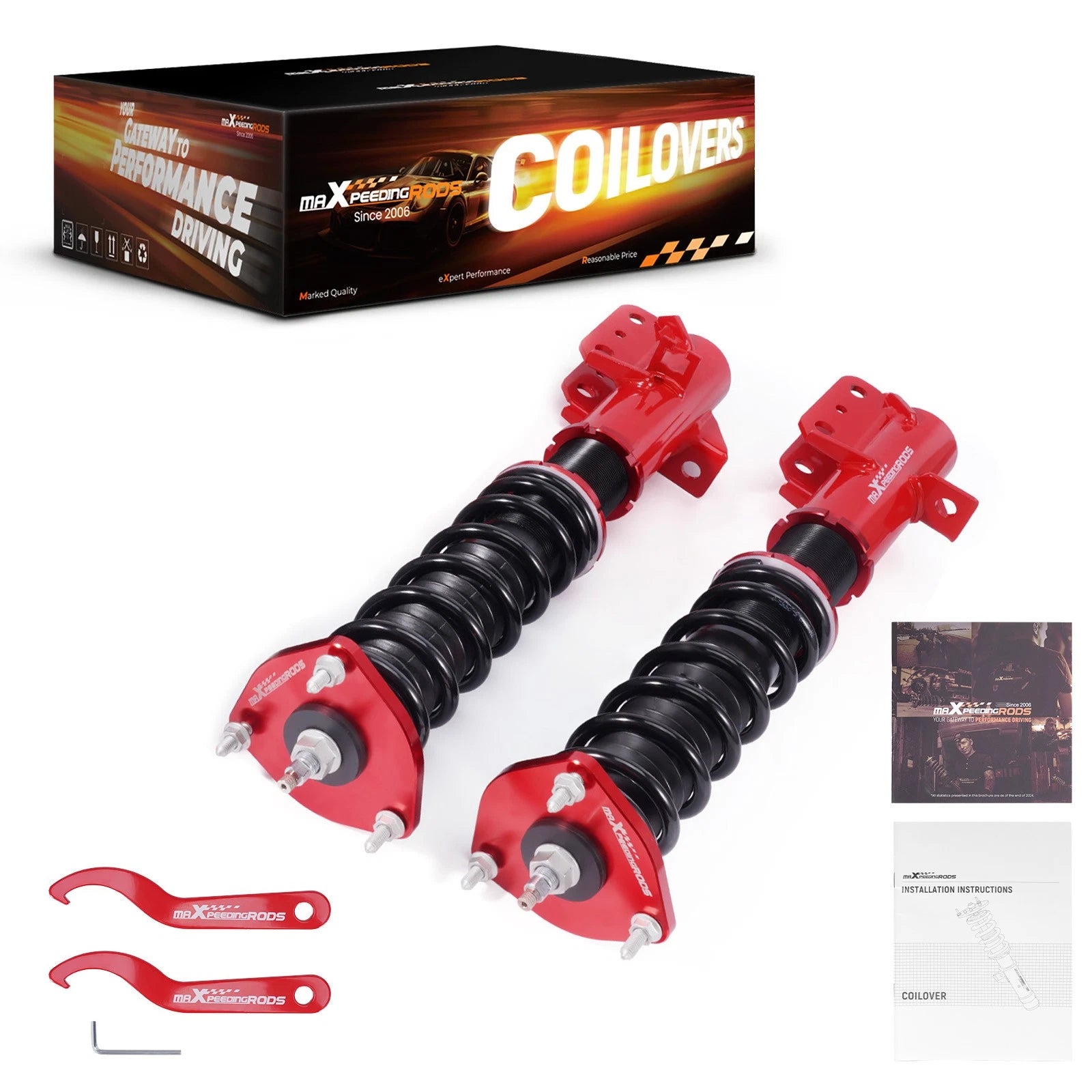 Adjustable Coilovers Shocks Strut Kit for Nissan Sentra (1991–1994)