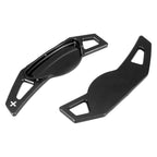 Pair Black Steering Wheel Shift Paddle Covers for Smart Fortwo (2007–2014)