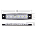 10pcs Sealed Side Marker Rear Tail Light for Trailer Truck (12V) - Blue/White
