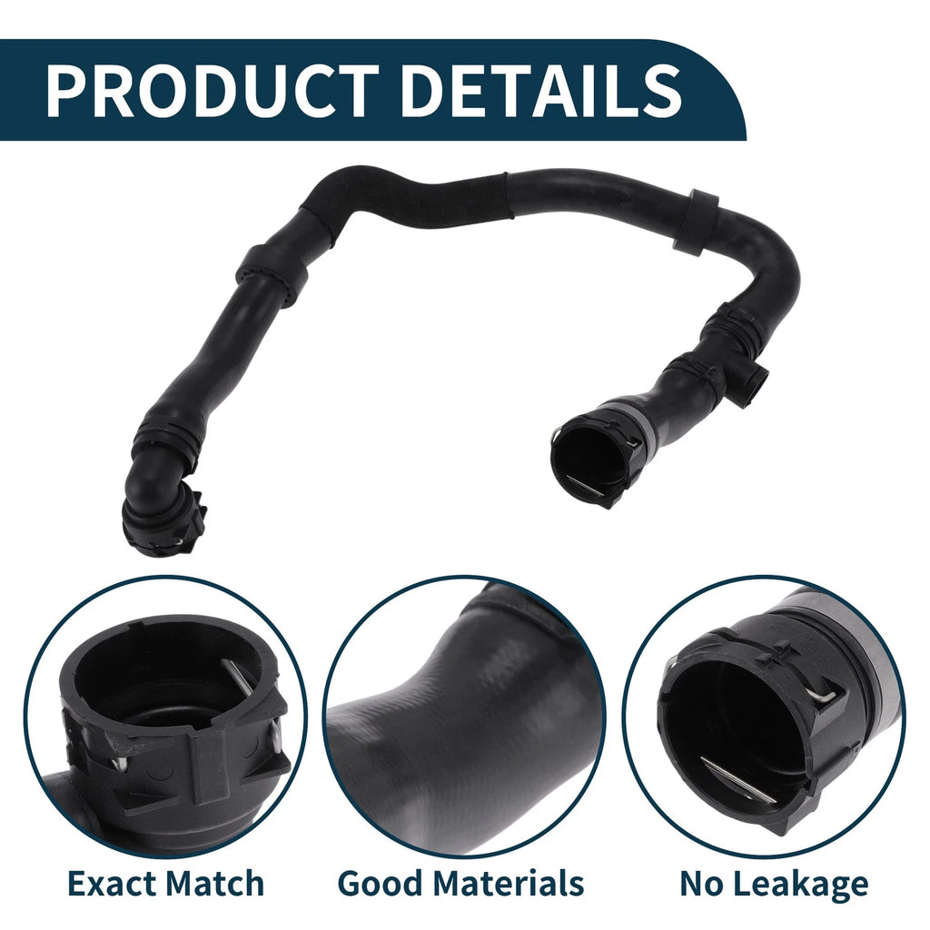 Radiator Hose for Volkswagen Tiguan (2007–2018) No. 5N0121051M Rubber