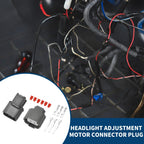 3 Pin Headlight Adjustment Motor Connector Plug for Honda K Series K20 (2000–2009)
