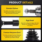 CV Axle Shaft Assembly for Chrysler 200 2.4L (2015–2017)
