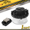 2X Front HVAC Blower Motor & Resistor for Honda Accord (1998–2002)