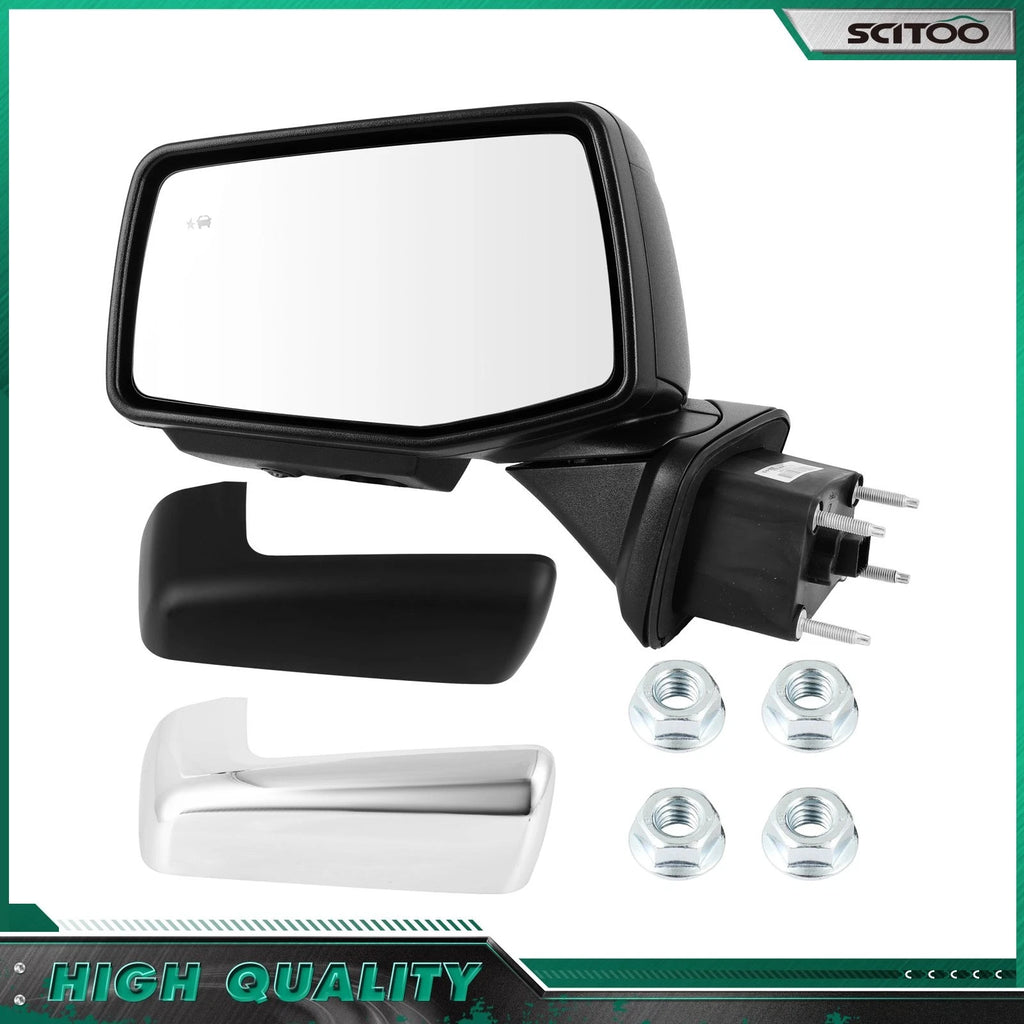 Left Side View Mirror for Chevrolet Silverado 1500 (2019–2023) Heated, 16 Pins