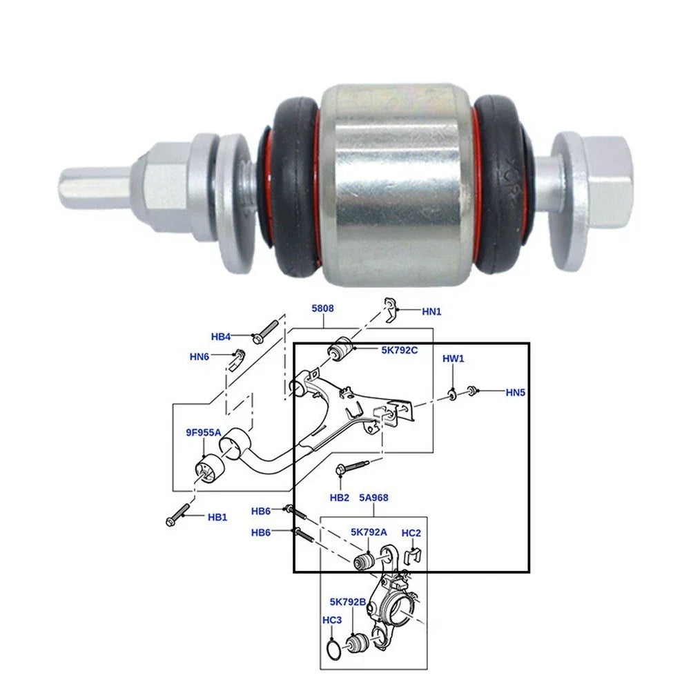 4-Bolt Nut Washer Bushings for Discovery 3 (2004���2009)
