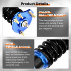 Coilovers for Honda Prelude (1992–2001) Adjustable Height Suspension Kits