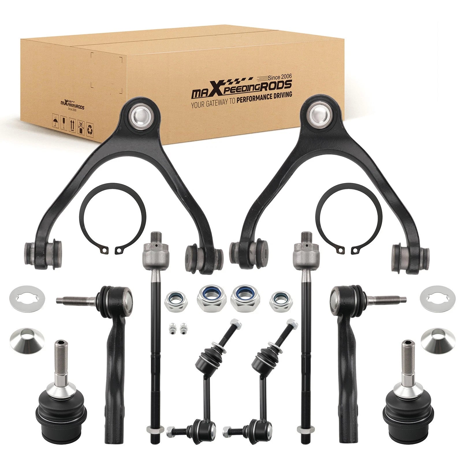 10x Front Upper Control Arms Ball Joint for Ford Crown Victoria 2003–2011