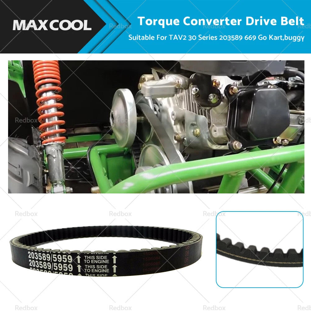 Torque Converter Drive Belt for TAV2 30 Series Go Kart (203589, 669)