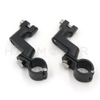 Chrome 1.5" 38mm Highway Engine Crash Bar Footrest Pegs for Harley