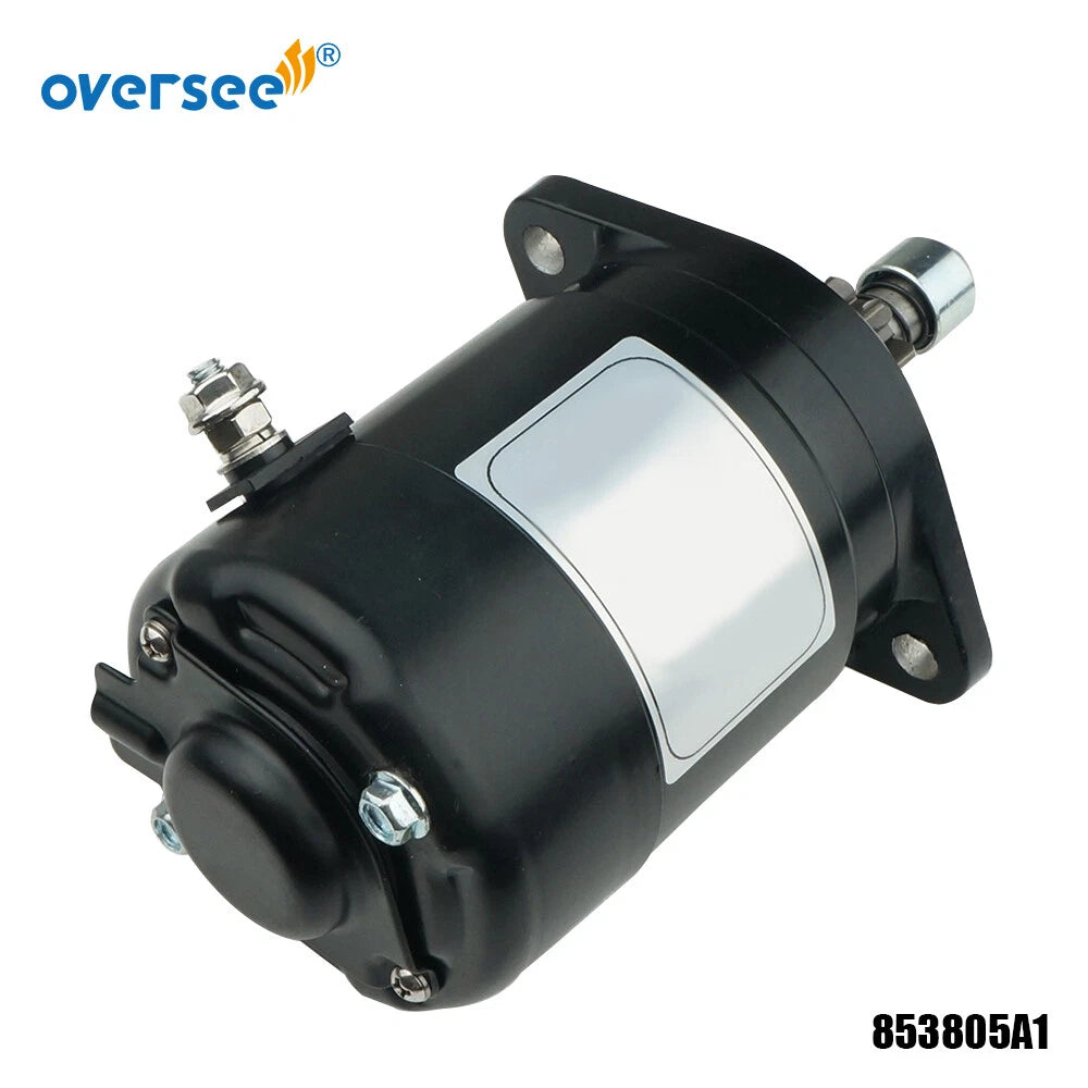 Starter Motor 853805A1 for Mercury 25hp – 30hp Outboard (1990–2023)