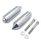 Chrome Extended Spike Frame Slider Protector for Yamaha FZ-6 FZ-6S (2004–2012)