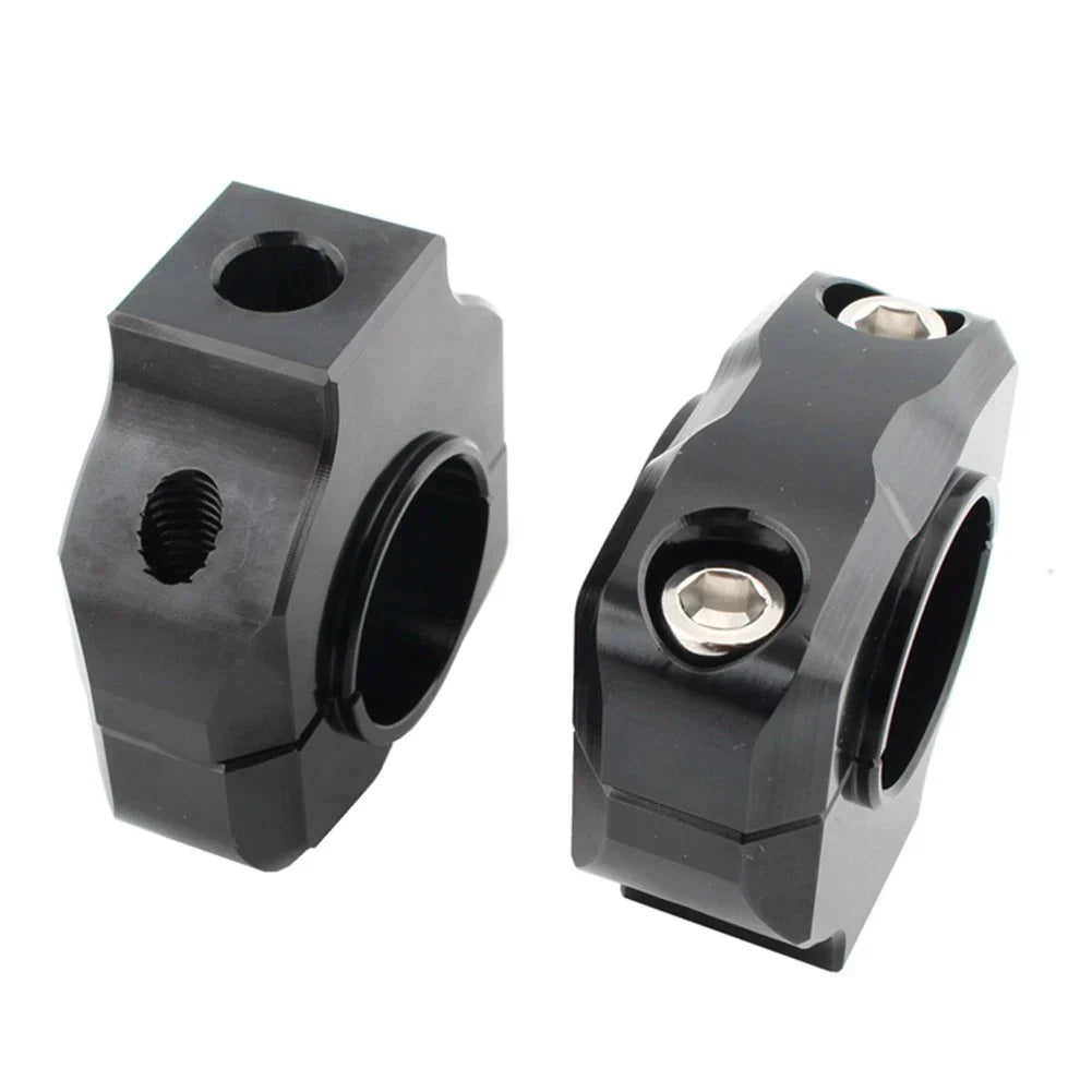 28mm CNC Motorcycle Universal Handlebar Fat Bar Riser Mount Clamp