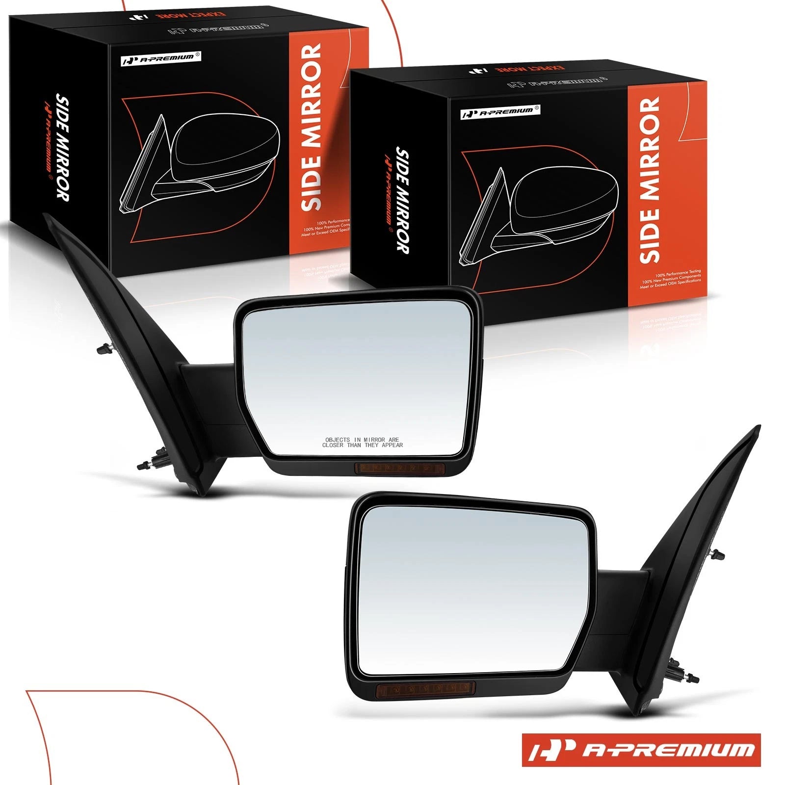 Power Mirrors Pair with Signal & Heated for Ford F150 (2009–2011)