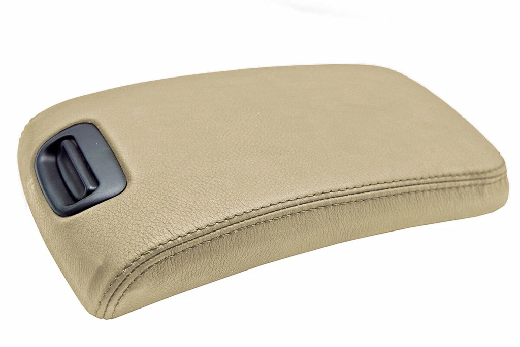 Leather Console Lid Armrest Cover for Nissan Maxima (2000–2003) Beige
