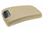 Leather Console Lid Armrest Cover for Nissan Maxima (2000–2003) Beige