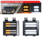 2X Clear LED Corner Marker Signal Blinker Lights for Chevy GMC C/K (1973–1998)