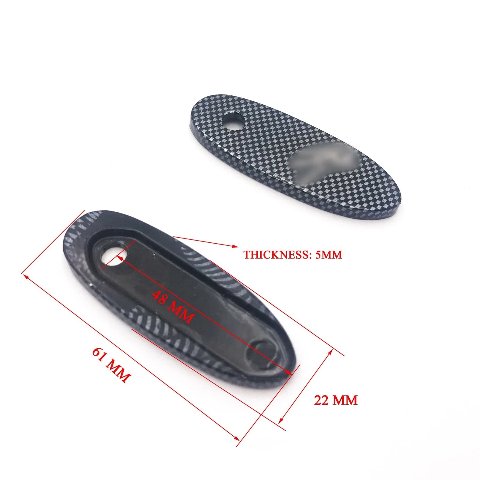 Mirror Block Off Base Plates for Suzuki Hayabusa GSX1300R (1999–2020)