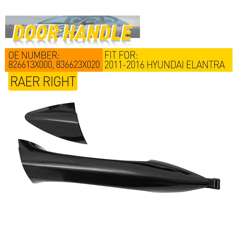Right Rear Exterior Door Handle for Hyundai Elantra (2011–2016)