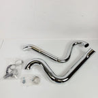 Rinehart True Duals Exhaust System for Harley FL (1995–2006) 1800-0242